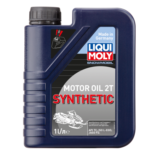 Синтетическое моторное масло для снегоходов Snowmobil Motoroil 2T Synthetic L-EGD - 1 л